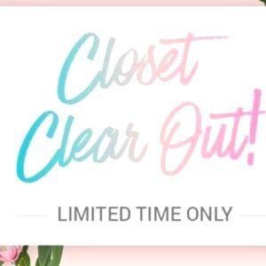 CLOSET CLEAR OUT